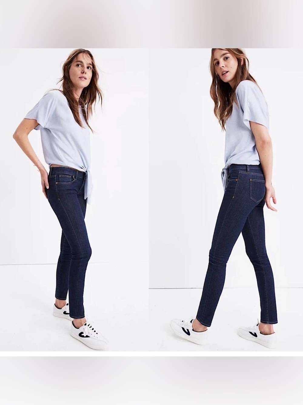 NEW Madewell Skinny Skinny Dark Jeans size 25